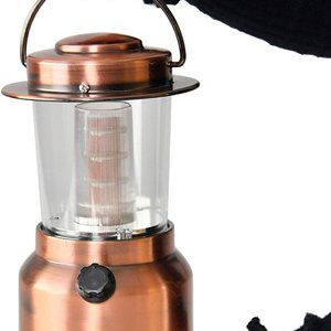 Fortune 8 Railroad Style LED Lantern Copper